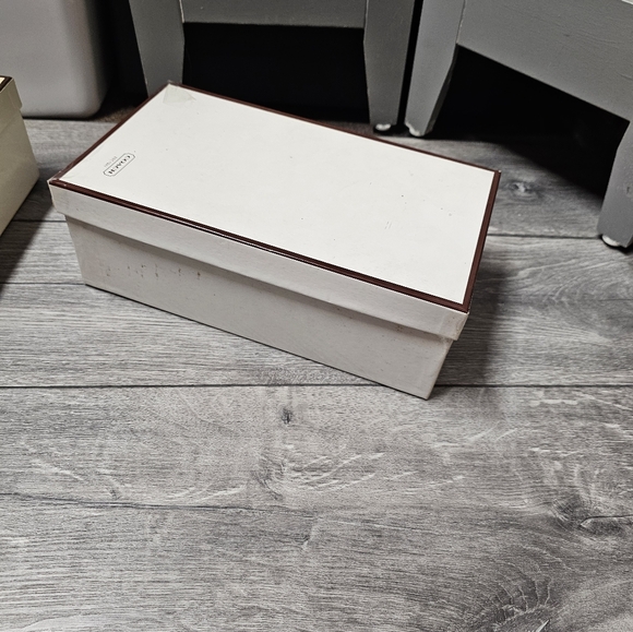 Coach Signature Logo Jamie Loafer Block Heel Womens Black Size 7.5 Vintage - Picture 12 of 12